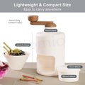 Portable Ice Crusher Machine with Ice Box Mold for Home | Manual Ice Shaver Snow Cone Ice Gola Cocktails Slush Maker | Grinder Machine BPA Free Ice Hand-Cranked for Kitchen Gadgets Ice Blender