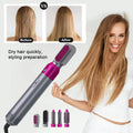 5 in 1 Hot Air Brush Hair Dryer & Volumizer, Multifunctional Hair Styler Tool for Women | Detachable Blow Dryer Brush,Professional Hair Straightener, Curler, Crimper(BE-HAB-04)